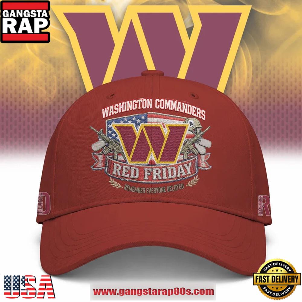 Washington Commanders NFL RED Friday Classic Cap Hats