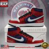 Washington Nationals MLB Unique Sports Air Jordan 1 High Top Shoes Running Sneakers