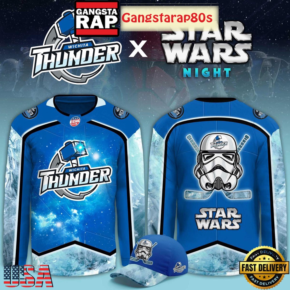 Wichita Thunder x Star Wars Night ECHL Limited Edition Hockey Jersey