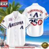 Arizona Diamondbacks Hawaiian Shirt USA Flag 250 Years of Freedom Anniversary 1776-2026