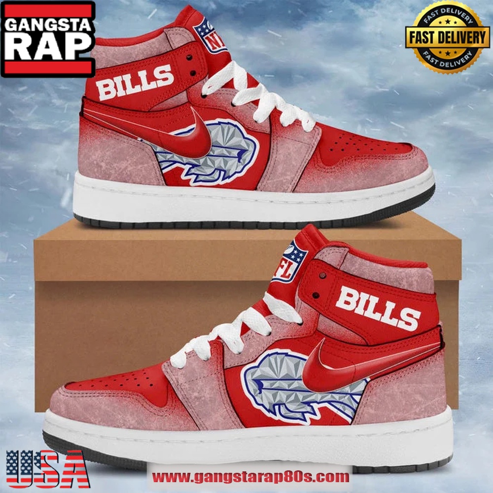 Buffalo Bills NFL 2026 Rivalries Cold Front Sneaker Air Force 1 Sneakers Shoes-Red