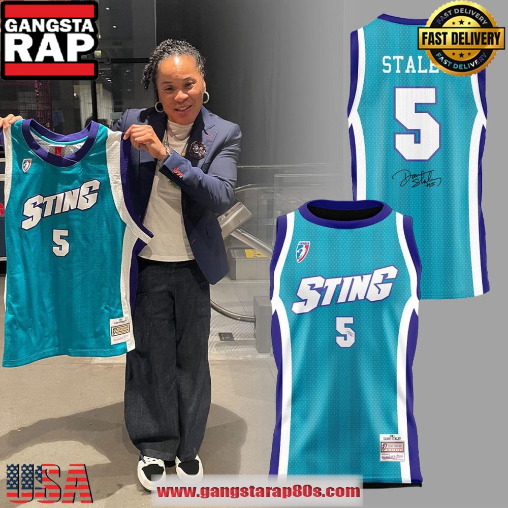 Charlotte Sting Dawn Staley 2001 Teal Swingman Custom Basketball Jersey