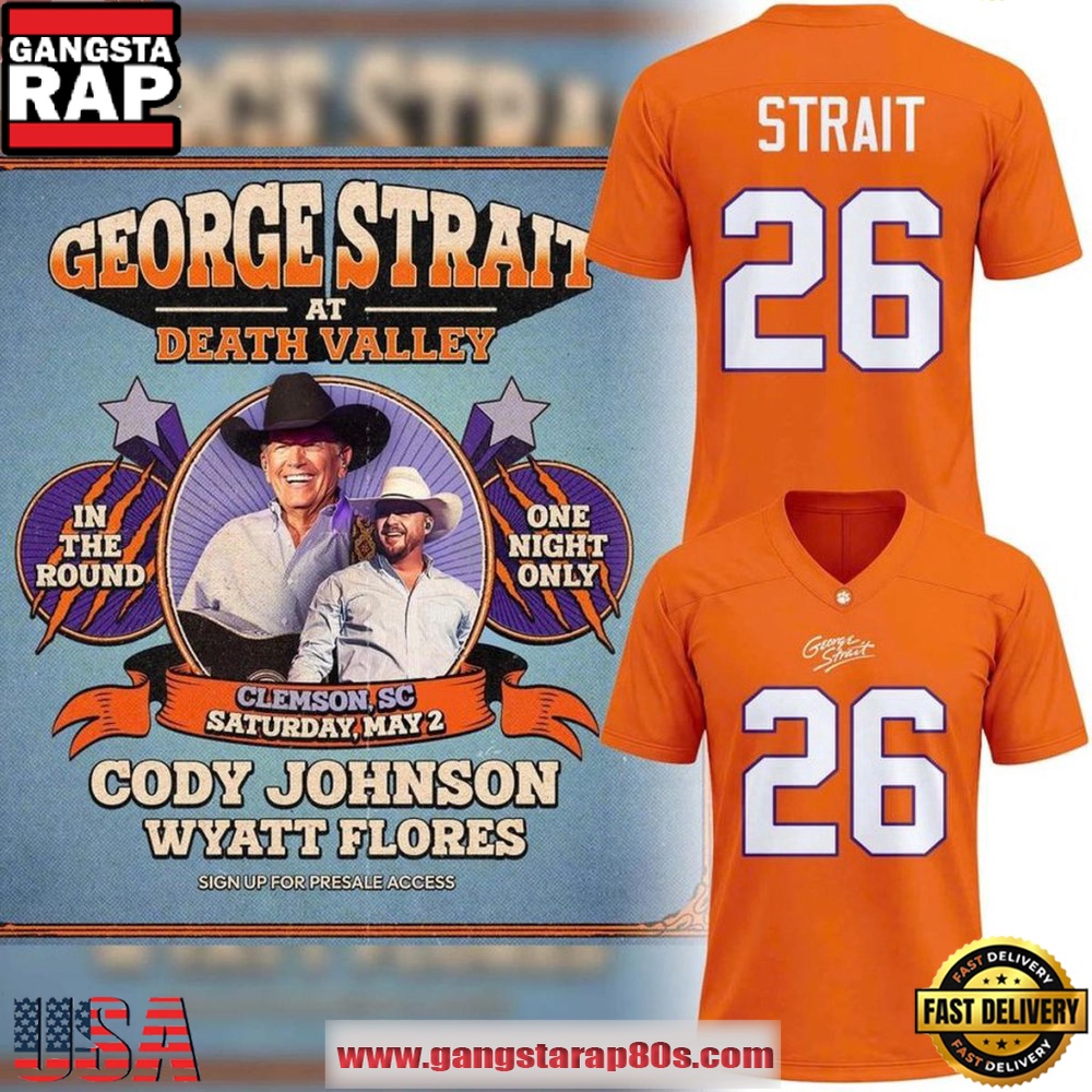 Clemson Tigers x George Strait & Cody Johnson 2026 Custom Football Jersey