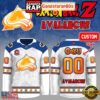 Colorado Avalanche x Dragonball Z Super Aura Custom Hockey Jersey