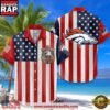 Denver Broncos Hawaiian Shirt USA Flag 250 Years of Freedom Anniversary 1776-2026