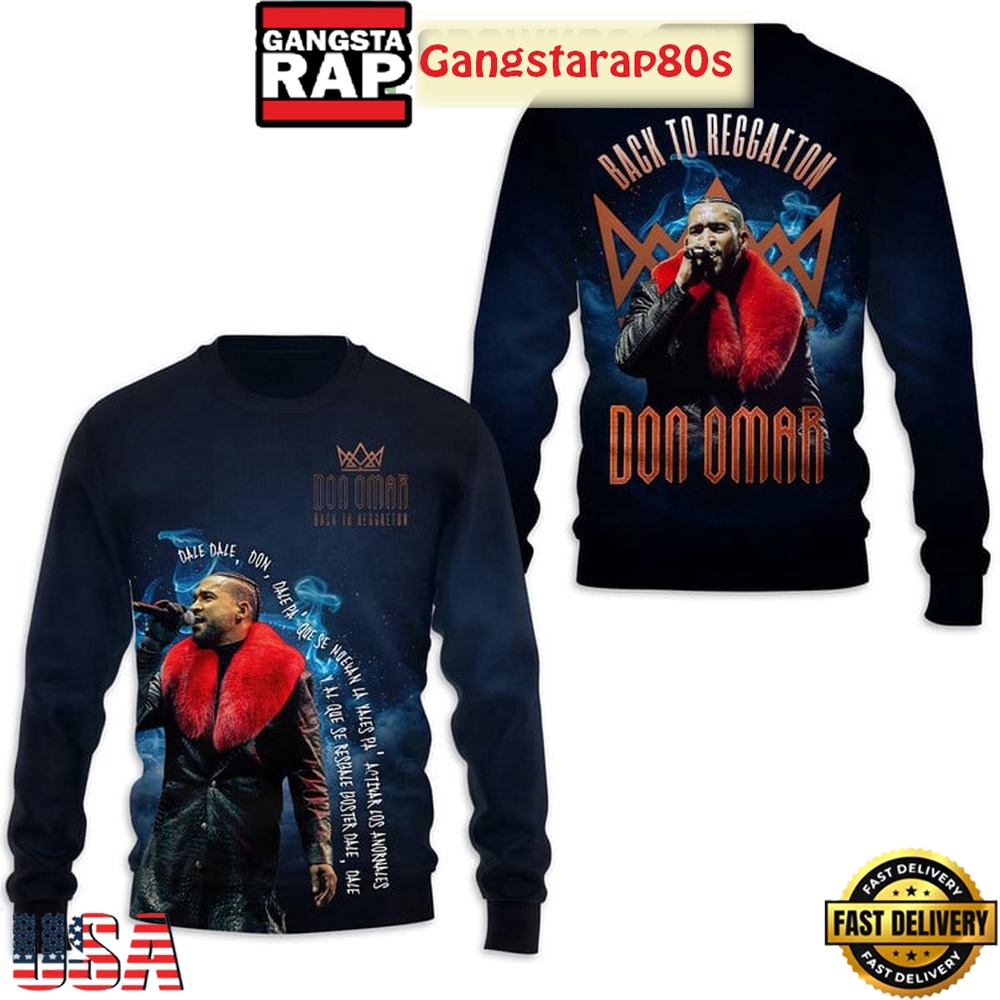 Don Omar Back To Reggaeton 2026 Sweatshirt