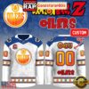 Edmonton Oilers x Dragonball Z Super Aura Custom Hockey Jersey