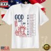 God Says I Am American 1776–2026 250 Years USA Pride 4th of July T-Shirt