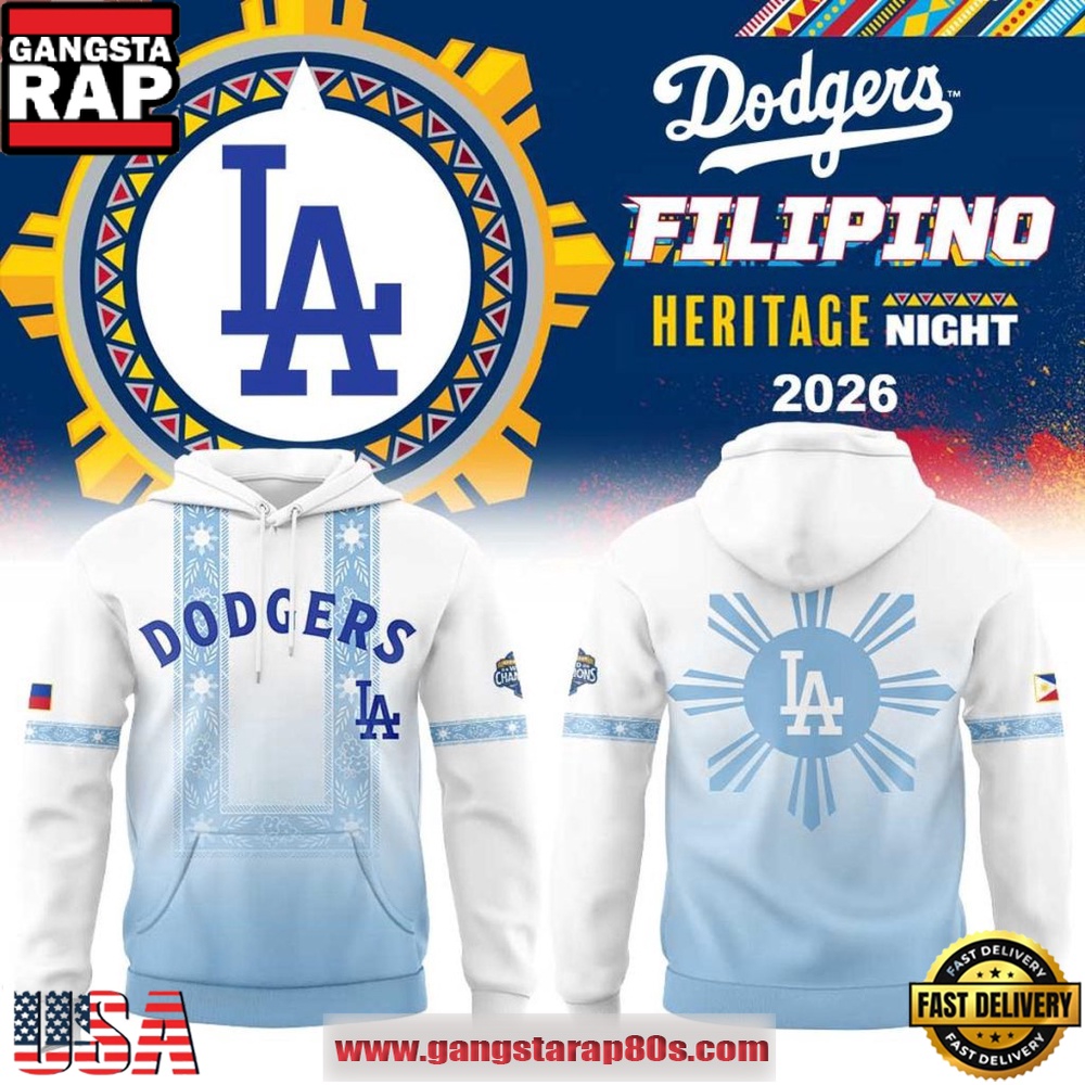 Los Angeles Dodgers Filipino Heritage Night 2026 Unisex Hoodie Shirt