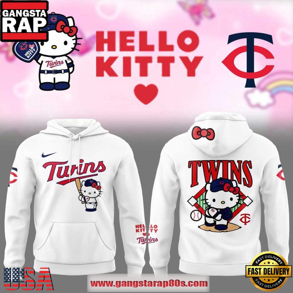 Minnesota Twins x Hello Kitty Day 2026 Unisex Hoodie Shirt