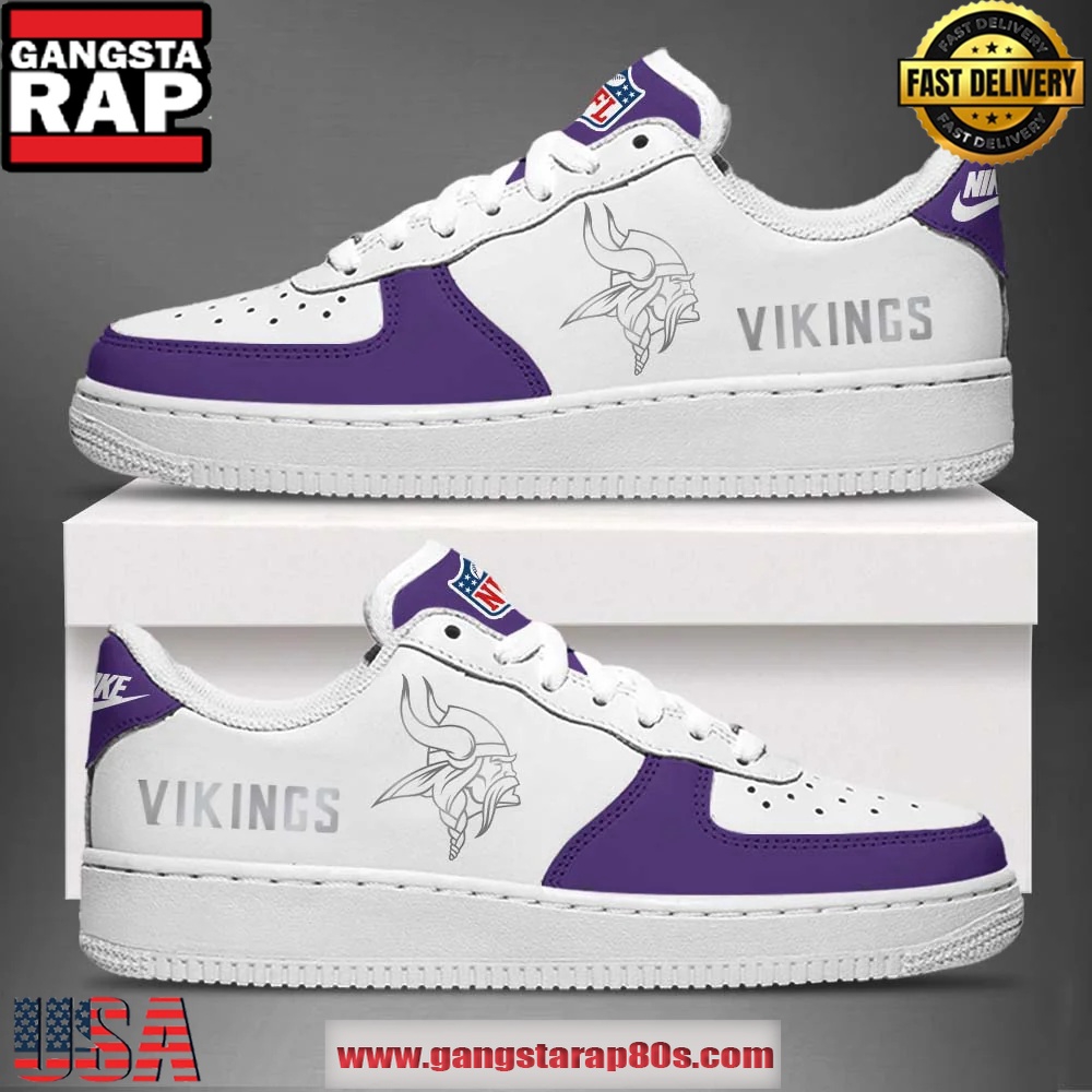 Minnesota Vikings NFL Limited Edition Winter Warrior Winter Warrior Air Force 1 Sneakers Shoes