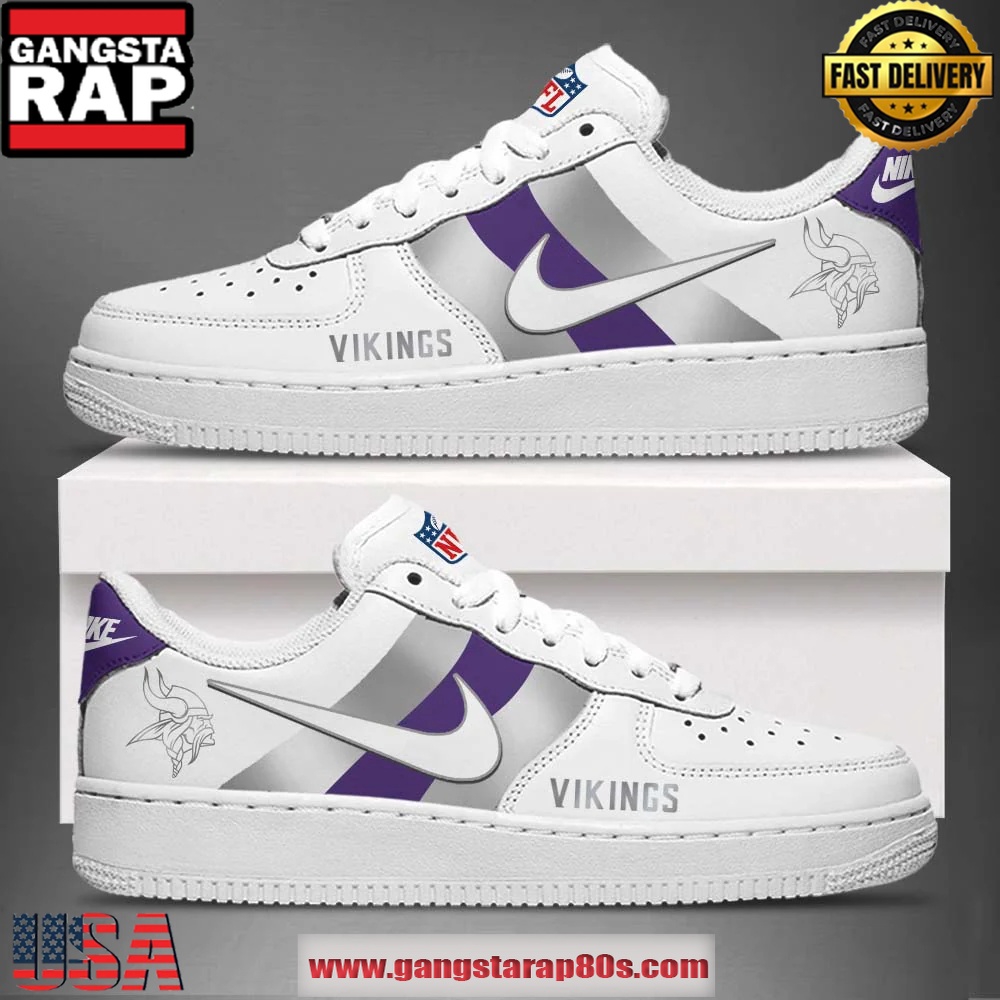Minnesota Vikings NFL Winter Warrior Winter Warrior Air Force 1 Sneakers Shoes