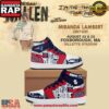 Morgan Wallen x New England Patriots Limited Edition Air Jordan 1 Sneakers Shoes 3 Morgan Wallen x New England Patriots Limited Edition Air Jordan 1 Sneakers Shoes