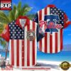 Philadelphia Phillies Hawaiian Shirt USA Flag 250 Years of Freedom Anniversary 1776-2026
