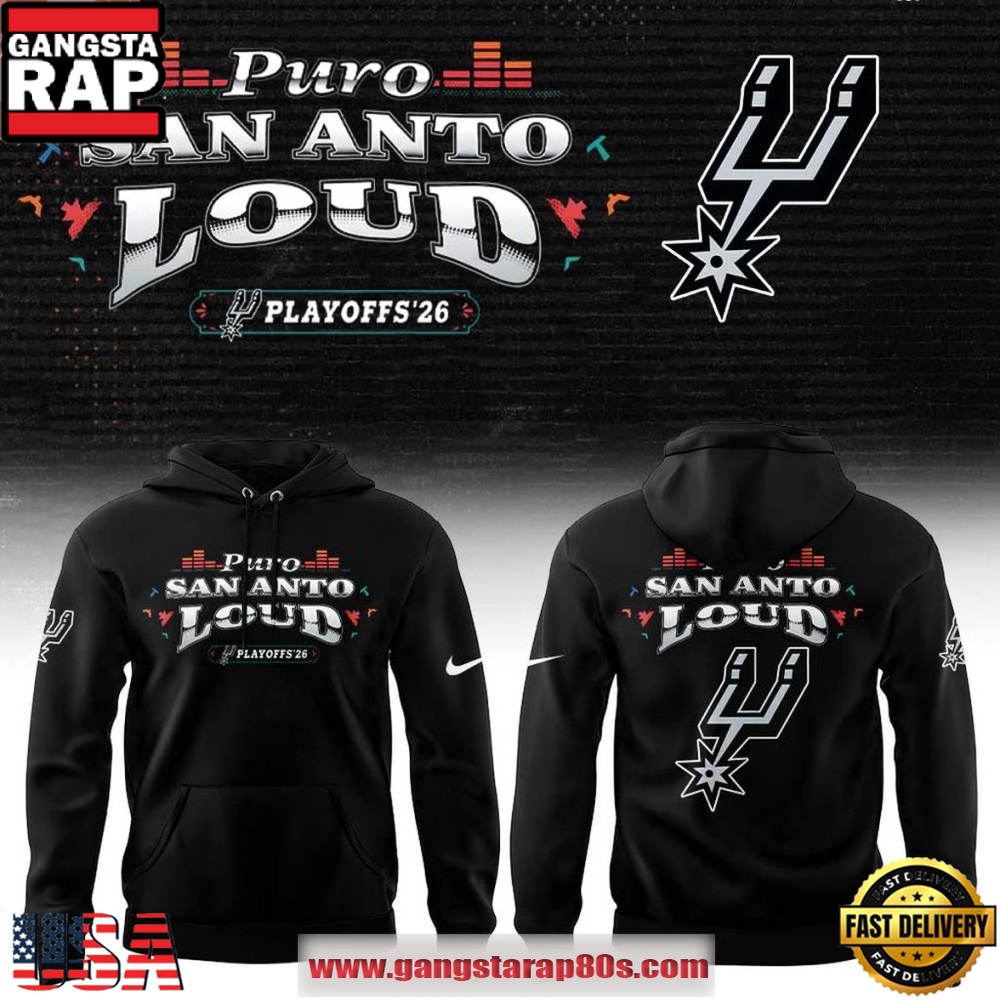 San Antonio Spurs 2026 Puro San Anto Loud Unisex Hoodie