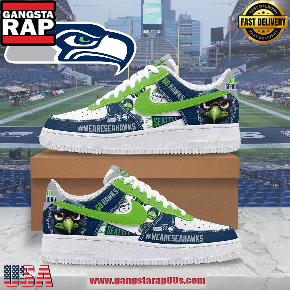 Seattle Seahawks New Season 2026 Air Force 1 Sneakers Shoes