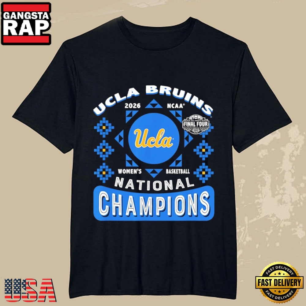 UCLA Bruins Women’s Basketball 2026 NCAA National Champions Victory T-Shirt UCLA Bruins Women’s Basketball 2026 NCAA National Champions Victory T-Shirt