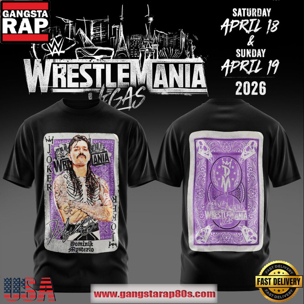 WWE Wrestlemania 42 Vegas Dominik Mysterio 2026 Unisex T-Shirt