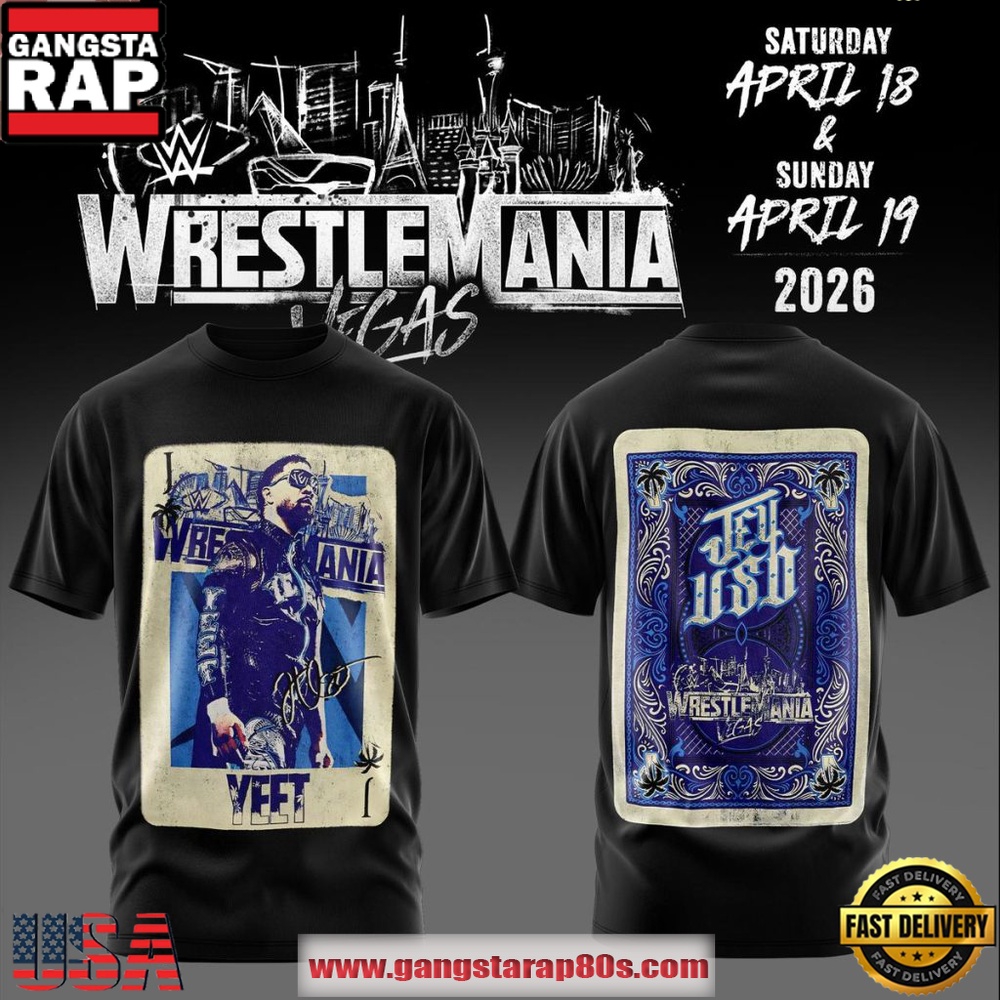 WWE Wrestlemania 42 Vegas Jey Uso 2026 Unisex T-Shirt