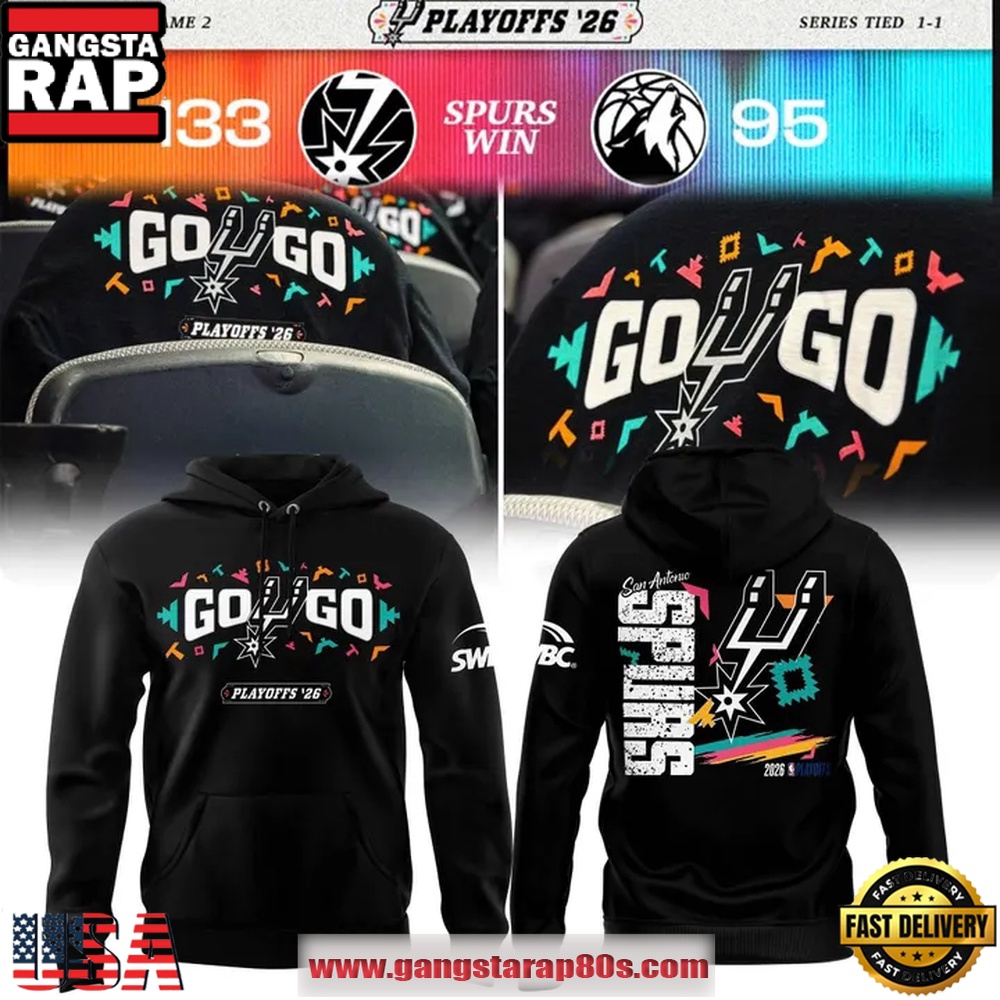 San Antonio Spurs Playoffs Outfit Ideas to Show Your Team Spirit 4 2026 Game 2 San Antonio Spurs Playoffs Hoodie