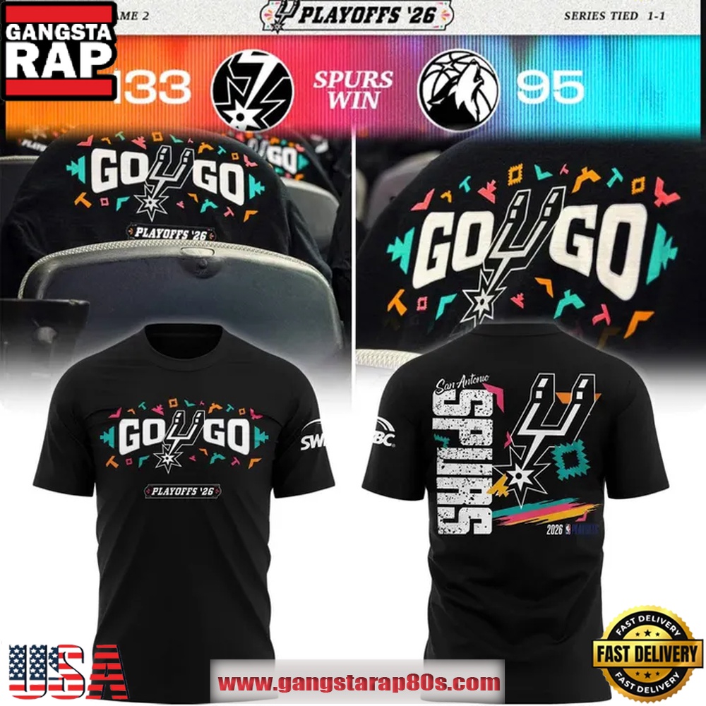 2026 Game 2 San Antonio Spurs Playoffs T-Shirt