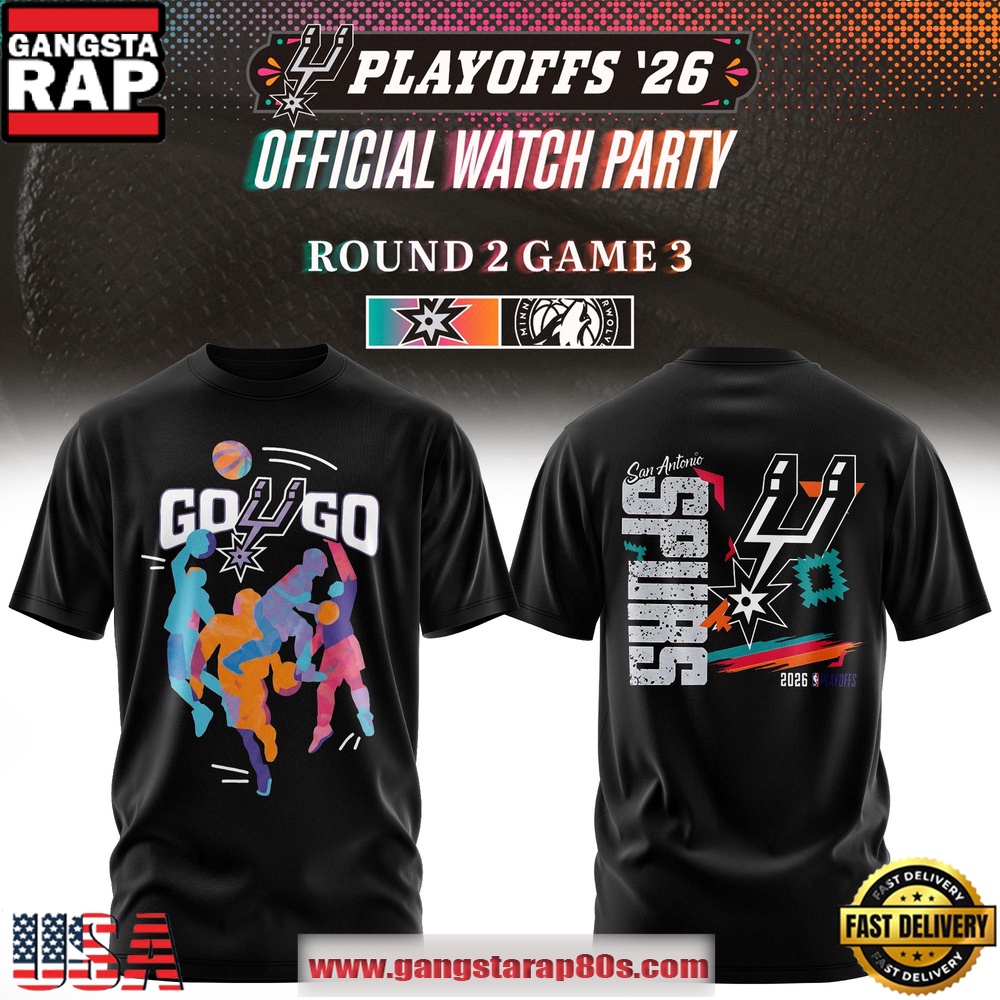 2026 Game3 San Antonio Spurs Playoffs 3D Shirt