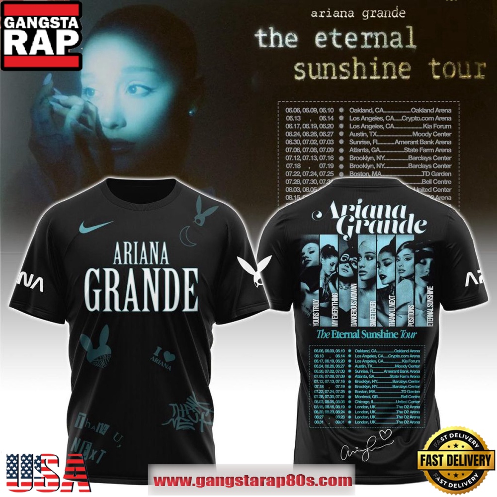 Ariana Grande The Eternal Sunshine Tour 2026 Limited Edition T-Shirt Ariana Grande The Eternal Sunshine Tour 2026 Limited Edition T-Shirt