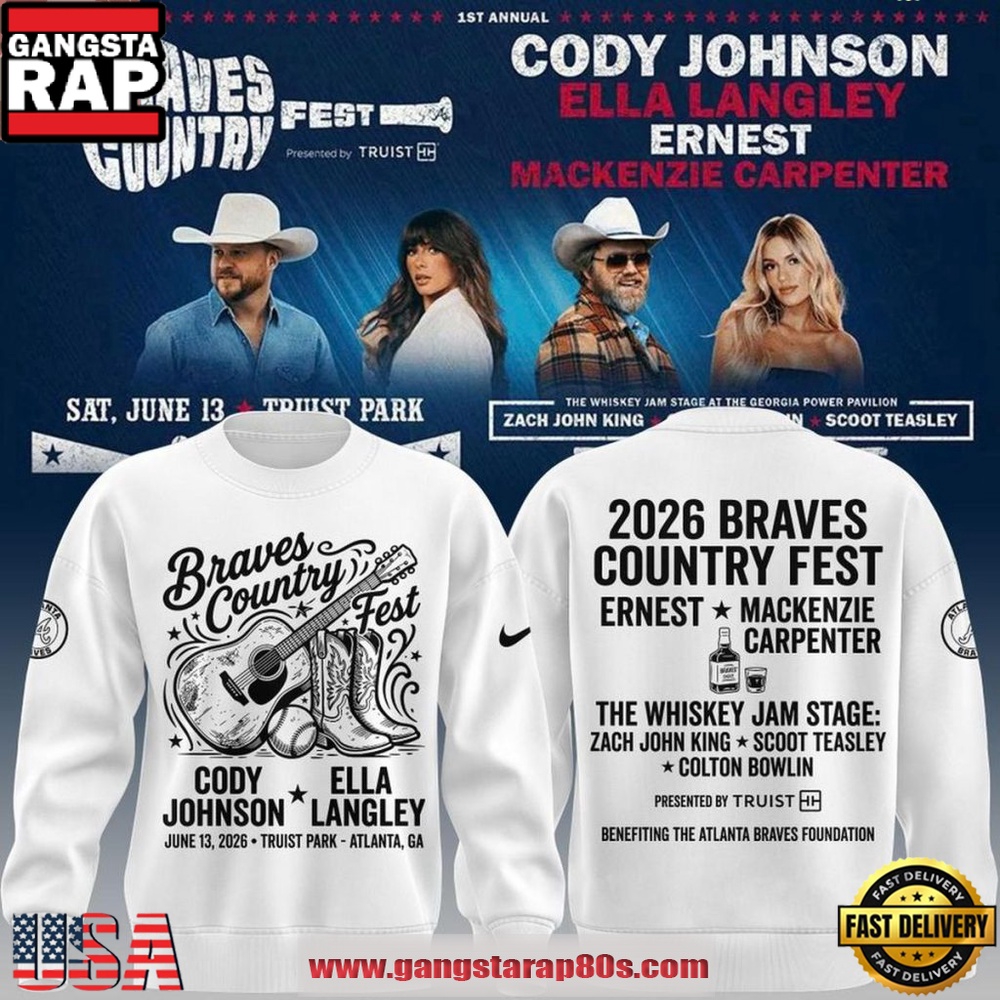 Atlanta Braves 2026 Braves Country Fest Limited Edition Sweatshirt Atlanta Braves 2026 Braves Country Fest Limited Edition Sweatshirt