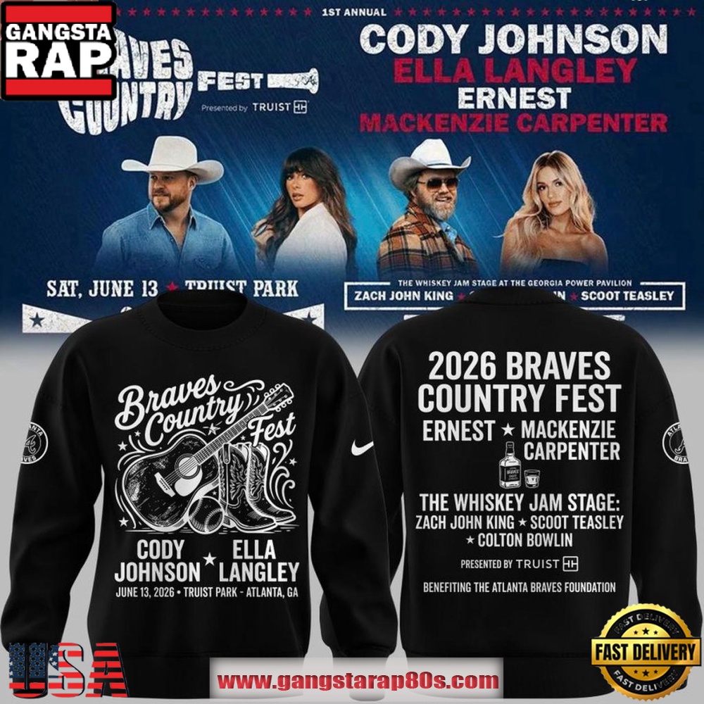 Atlanta Braves 2026 Braves Country Fest Sweatshirt Atlanta Braves 2026 Braves Country Fest Sweatshirt