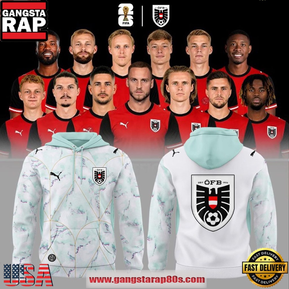 Austria National Soccer Team FIFA World Cup 2026 Hoodie Shirt Austria National Soccer Team FIFA World Cup 2026 Hoodie Shirt