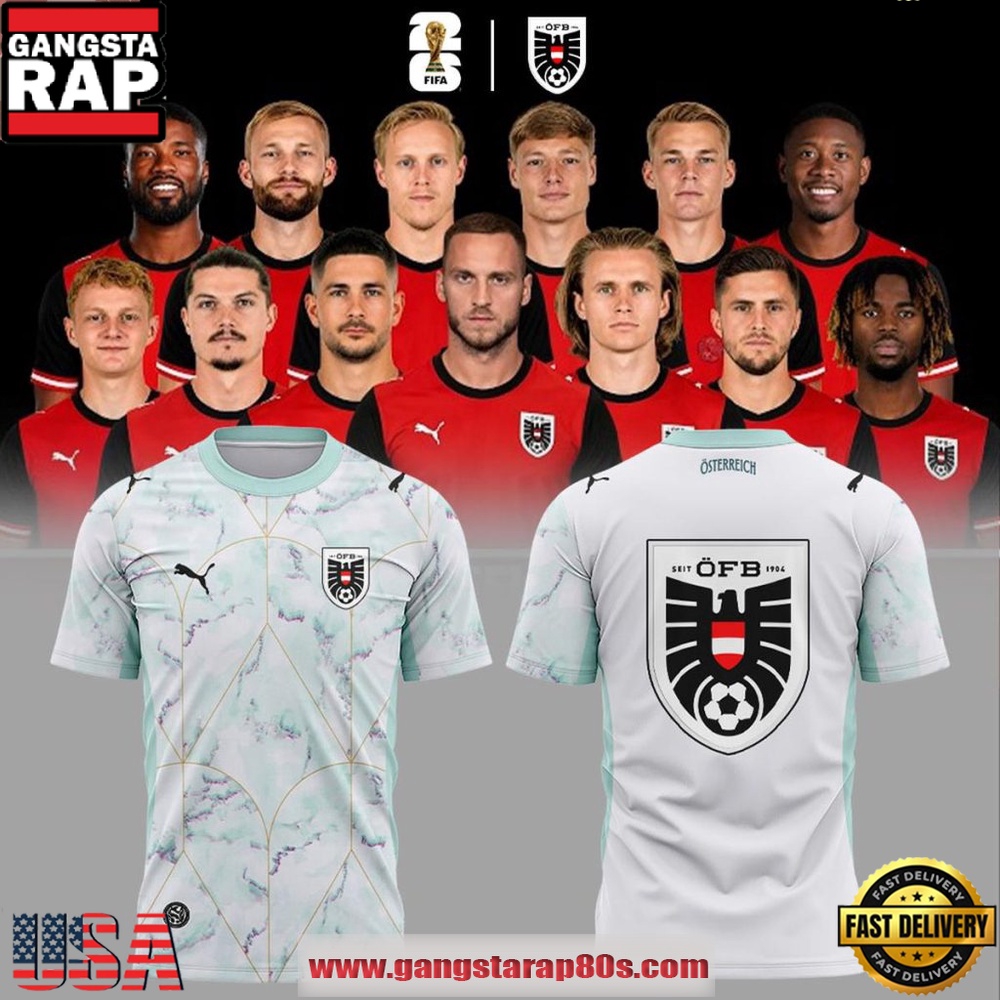 Austria National Soccer Team FIFA World Cup 2026 T Shirt