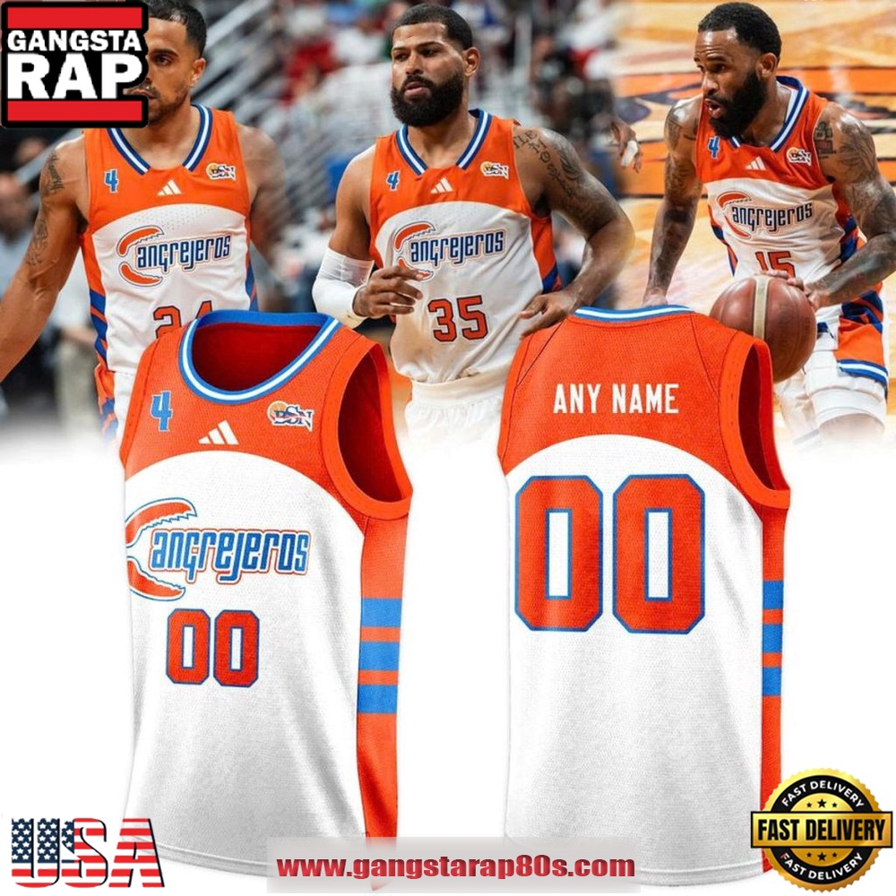 Cangrejeros de Santurce Honoring José ‘Piculín’ Ortiz Custom Basketball Jersey