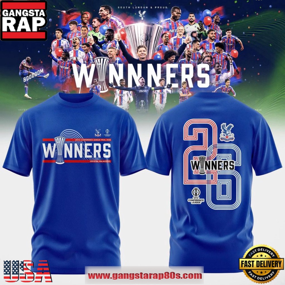 Crystal Palace FC 2026 UEFA Conference League Champions Unisex T Shirt