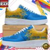 Custom Name Los Angeles Chargers NFL Color Pattern Air Force 1 Shoes