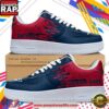 Custom Name New England Patriots NFL Color Pattern Air Force 1 Shoes