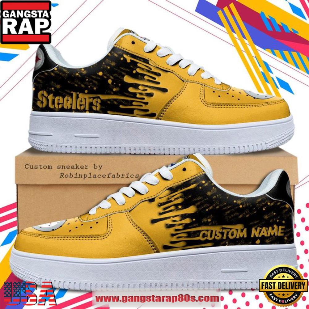 Custom Name Pittsburgh Steelers NFL New 2026 Version Air Force 1 Fashions Shoes