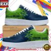 Custom Name Seattle Seahawks NFL Color Pattern Air Force 1 Shoes