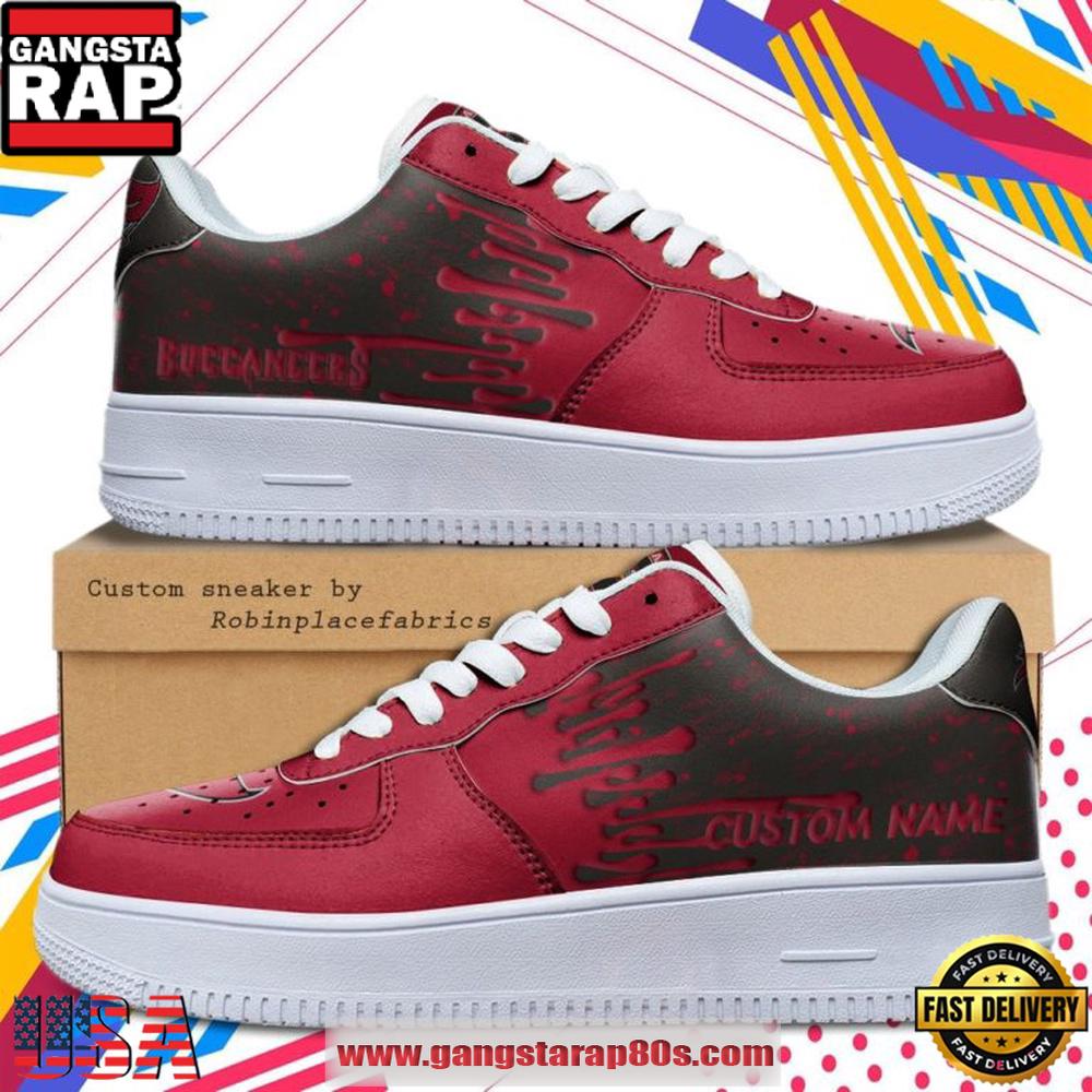 Custom Name Tampa Bay Buccaneers NFL New 2026 Version Air Force 1 Fashions Shoes