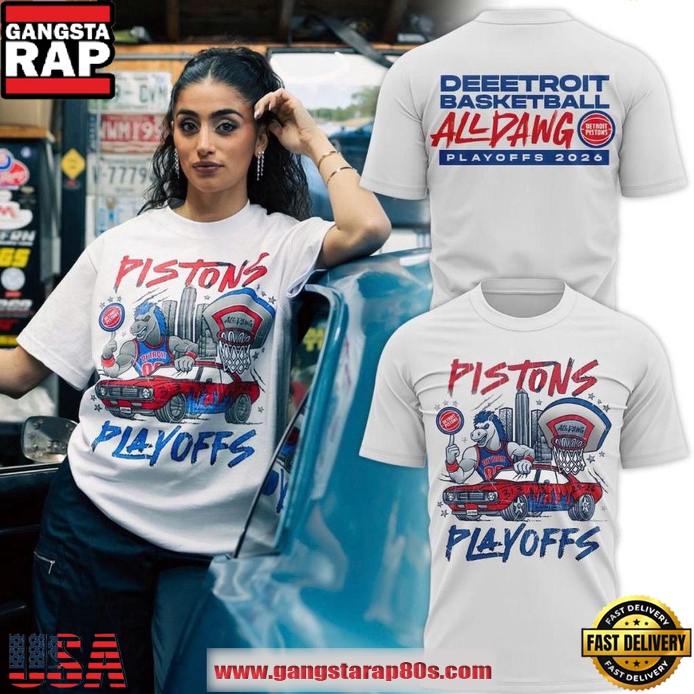 Detroit Pistons 2026 Playoffs Round 2 All Dawg New Edition T-Shirt