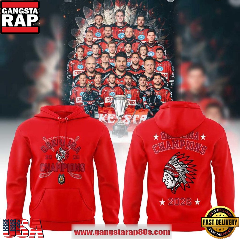 ECDC Memmingen Indians Oberliga Champions 2026 Unisex Hoodie ECDC Memmingen Indians Oberliga Champions 2026 Unisex Hoodie
