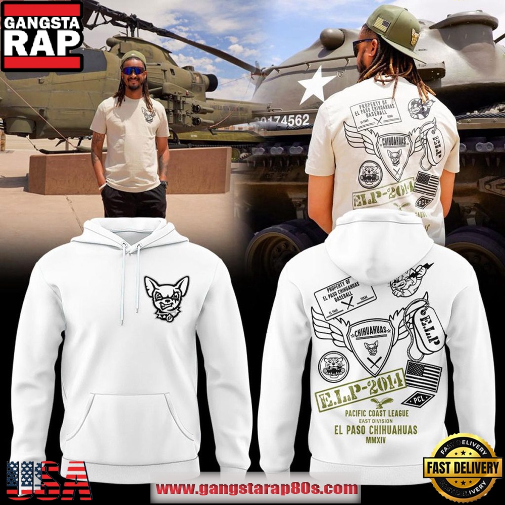 El Paso Chihuahuas Armed Forces Night 2026 Special Edition Hoodie El Paso Chihuahuas Armed Forces Night 2026 Special Edition Hoodie