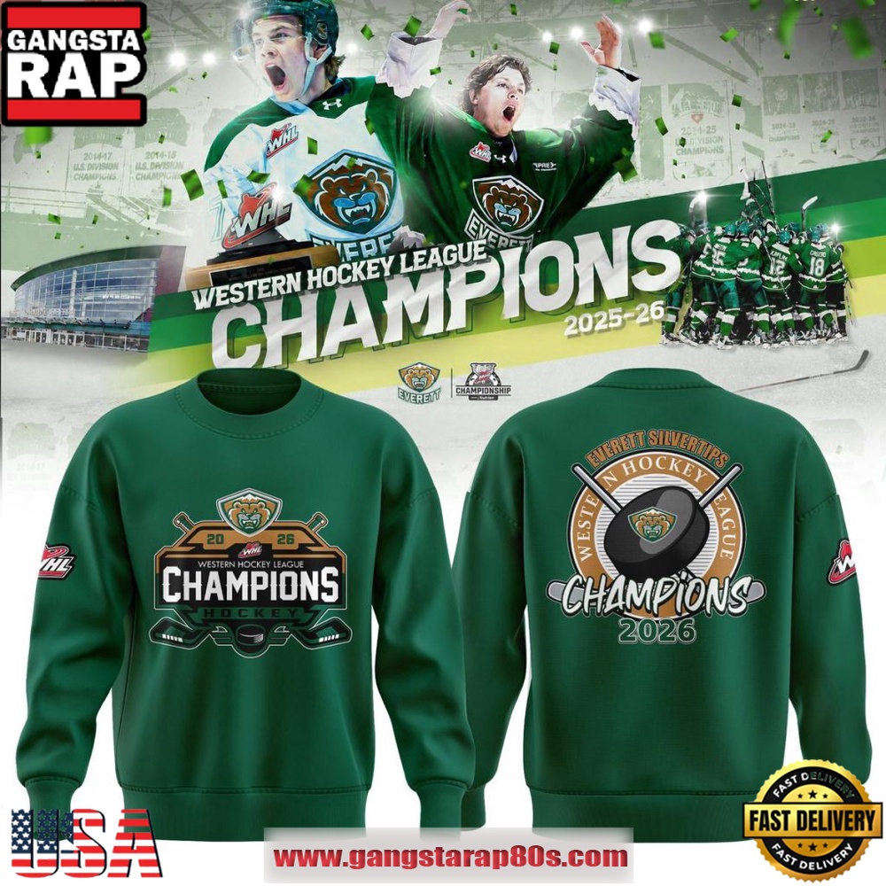 Everett Silvertips Western Hockey League 2025-26 Champions Special Sweatshirt