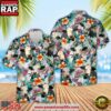 Farm Hawaiian Shirt, Black Baldy Colorful Leaf Pattern Hawaiian Shirt, Cow Hawaiian Shirt