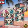 Farm Hawaiian Shirt, Black Baldy Happiness Flowers 3D Hawaiian Shirt, Cow Hawaiian Shirt