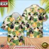 Farm Hawaiian Shirt, Black Baldy Pineapple Pattern Hawaiian Shirt, Cow Hawaiian Shirt
