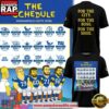 Indianapolis Colts x The Simpsons 2026 The Schedule Unisex T-Shirt
