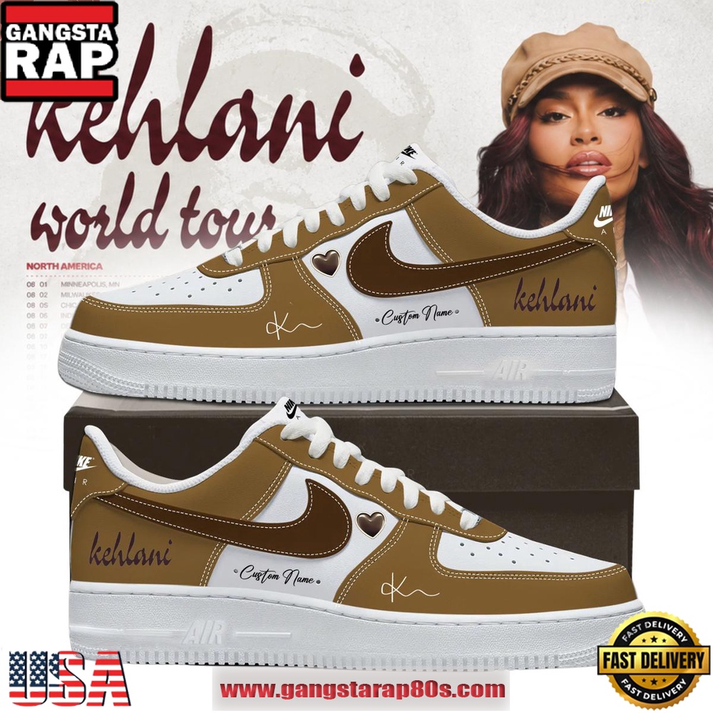 Kehlani World Tour 2026 Custom Nike Air Force 1 Sneakers Shoes