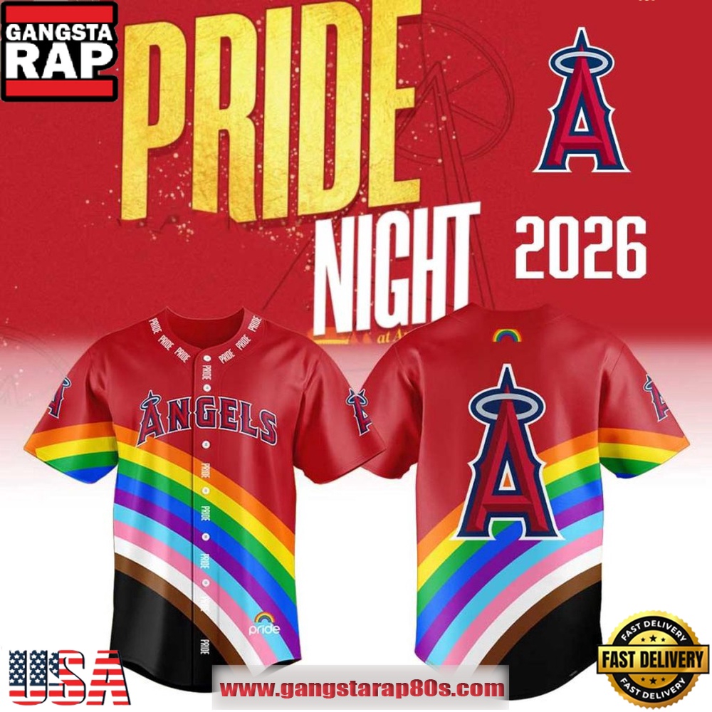 Los Angeles Angels x Pride Night 2026 Baseball Jersey Shirt