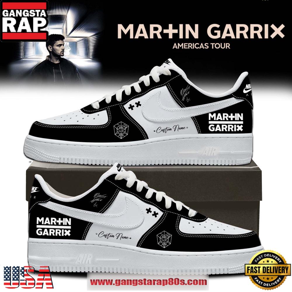 Martin Garrix AMERICAS TOUR 2026 Limited Edition Signature Black Nike Air Force 1 Fashions Shoes Martin Garrix AMERICAS TOUR 2026 Limited Edition Signature Black Nike Air Force 1 Fashions Shoes