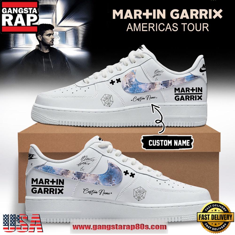 Martin Garrix AMERICAS TOUR 2026 Limited Edition Signature White Nike Air Force 1 Fashions Shoes Martin Garrix AMERICAS TOUR 2026 Limited Edition Signature White Nike Air Force 1 Fashions Shoes